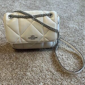 Coach Cream Quilted Bag
